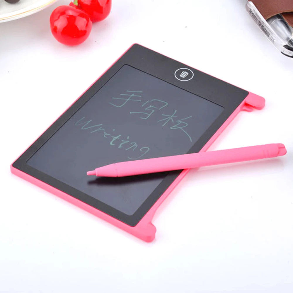 Мини 4,4 дюймовый ЖК-планшет для электроники, цифровой планшет для рисования, блокноты для рукописного ввода, портативная интеллектуальная доска