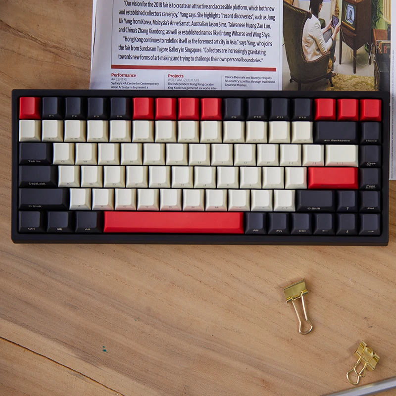 Keycool 84 bluetooth механическая клавиатура cherry mx чистые переключатели Беспроводная