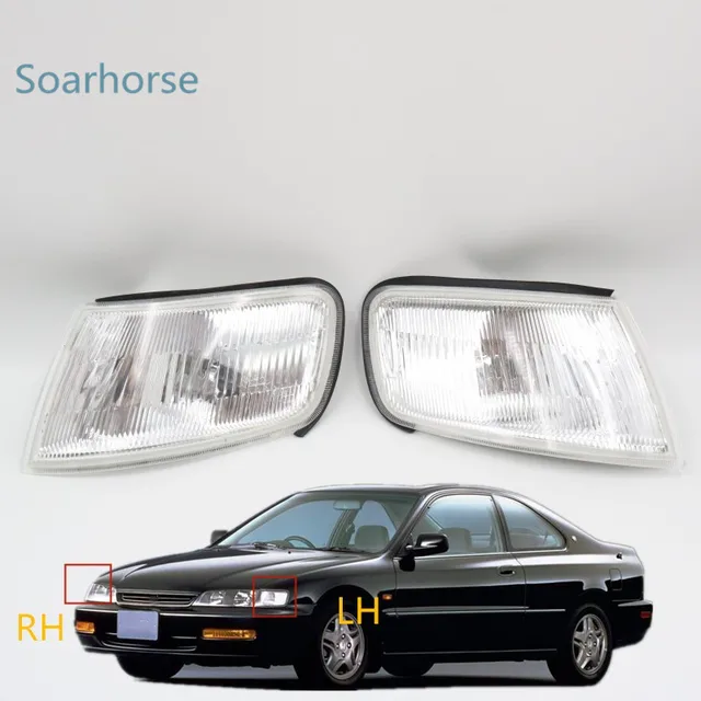 Soarhorse-ホンダアコード1994-1997用フロントバンパーコーナーライト 