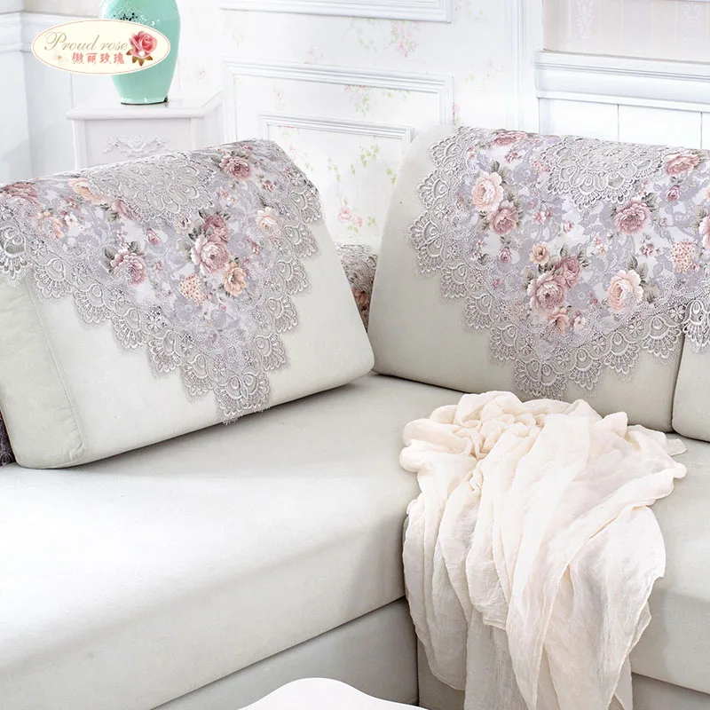 

Proud Rose Modern Rural Lace Sofa Cover Sofa Towel Four Seasons General Lace Sofa Cover Fashionable Household Decoration