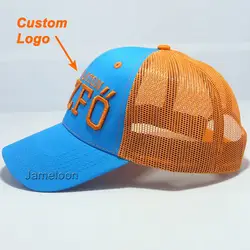 Бейсболка Быстрая доставка OEM сервис snapback cap curve brim теннисная Кепка с сетчатым материалом на спине солнцезащитная Кепка бейсболка