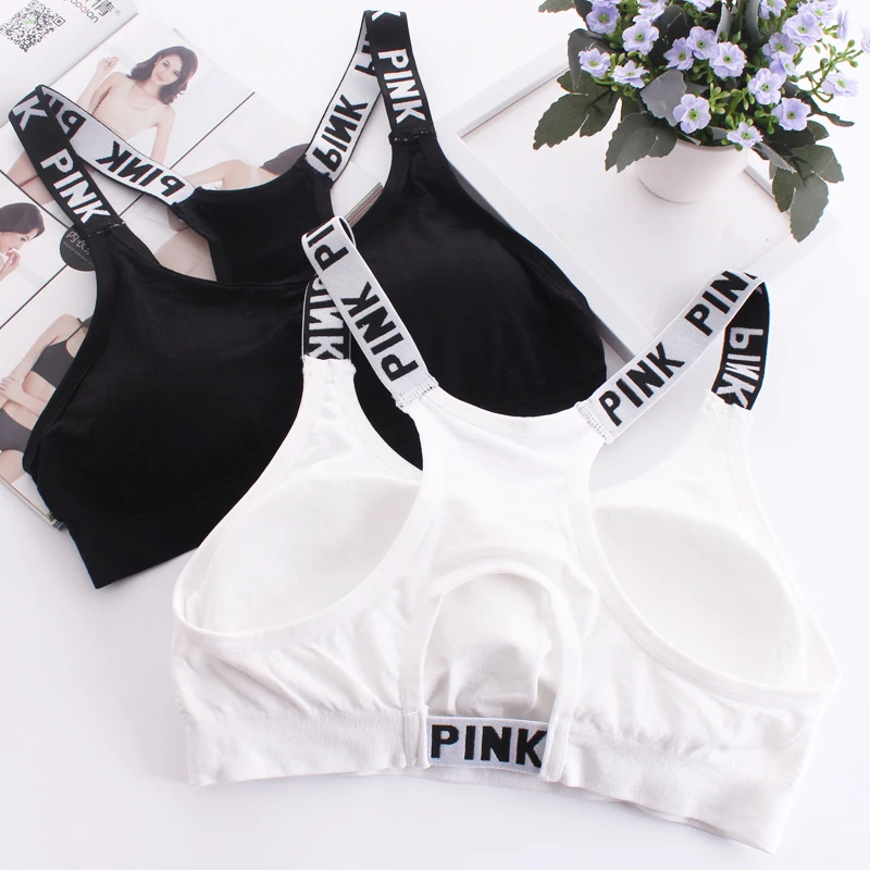 Push Up Sports Bra font b Fitness b font Women Sport Bra Top Black Padded Yoga
