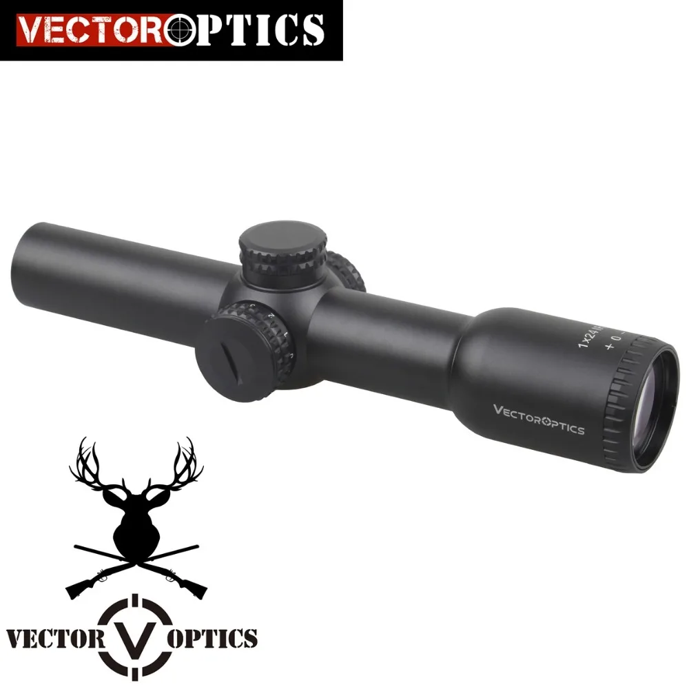 Vector Optics Wrangler 1x24 Оптический прицел арбалета 30 мм монотуба с истинным 1x мощной