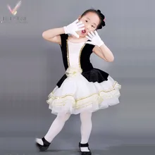 Гимнастический купальник балет платье для детей Детское трико вечернее платье костюм принцессы женская одежда для латинских танцев 8002