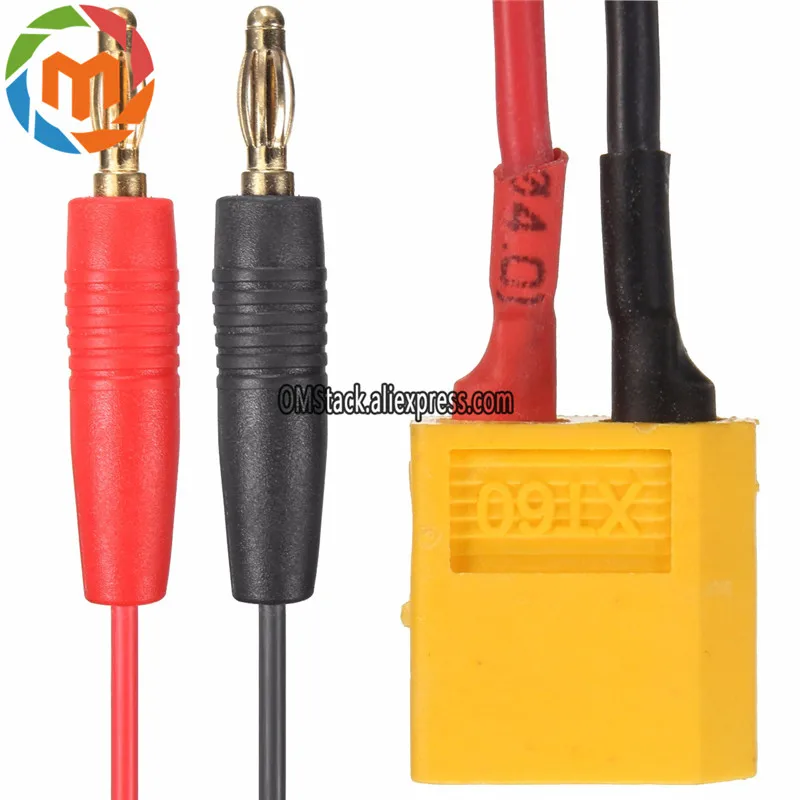 1Pc-16AWG-25cm-XT60-Connector-to-Banana-Plug-4mm-Battery-Connectors-Charger-Cable-Adapter-For-Vehicles (2)
