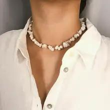 Crystal Beaded Necklace Simple Transparent Original Stone Single Layer Necklace Ladies Fashion Wild Crystal Beaded Necklace Crystal Beaded Necklace Simple Transparent Original Stone Single Layer Necklace Ladies Fashion Wild Crystal Beaded Necklace