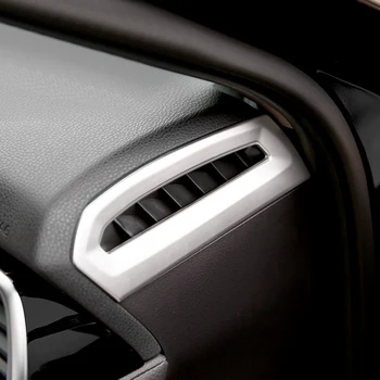 

ABS Matt Interior Upper AC Air Vent Outlet Frame Cover Trim 2 PCS For Toyota Camry XV70 2018