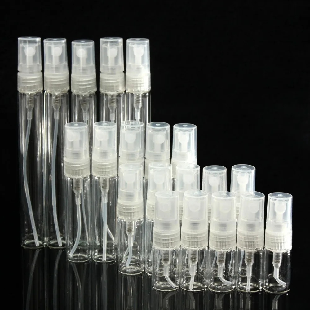 

2ml/3ml/5ml/10ML New Perfume Glass Spray Bottle Perfume Empty Bottle Portable Printable 50PCS/LOT