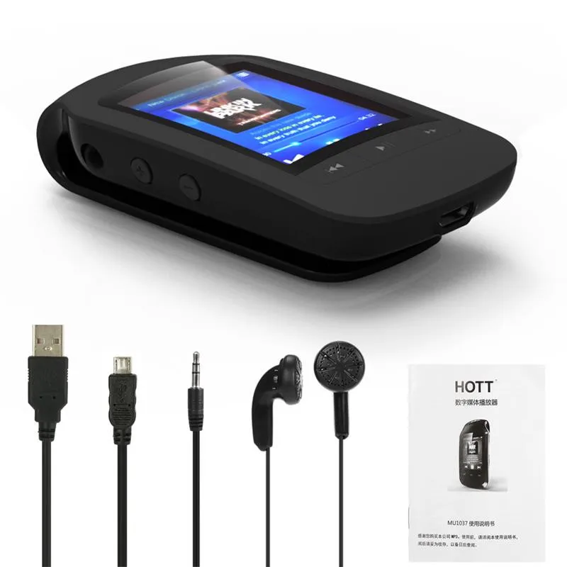 MP3 Player HOTT Support Sport Pedometer Bluetooth FM Radio TF Card Slot 1.8 " LCD Screen MP3 Stereo Music Player