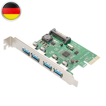 

PCI-E To USB 3.0 Expansion Card 4ports USB3.0 PCIE Expanding Adapter