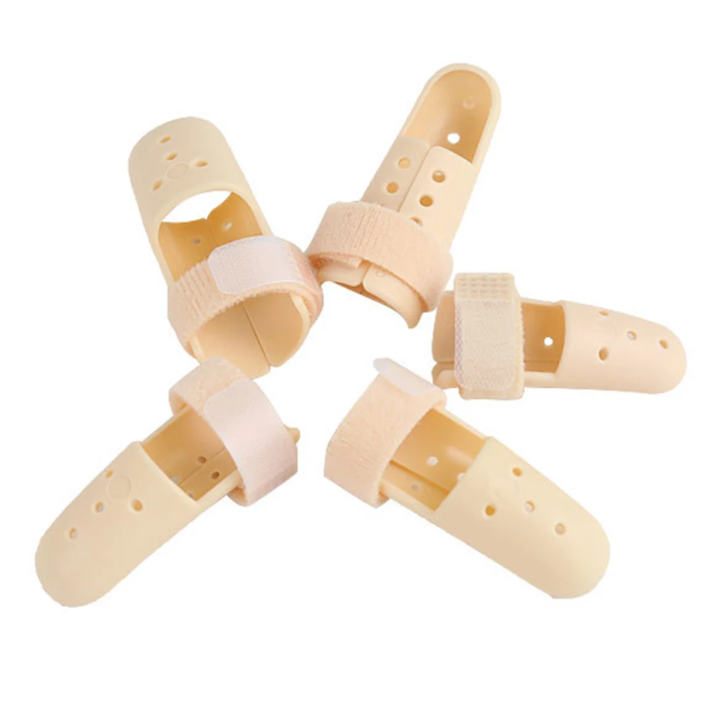 6 Pcs Finger Splint Brace Mallet Finger Protector Support for Finger Joint Pain Finger Fracture Protection Brace Corrector set