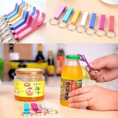 

1pc Lovely Bottle Opener Beer Bottle Opener Key Ring Chain Keyring Keychain Metal Bar Tool Claw
