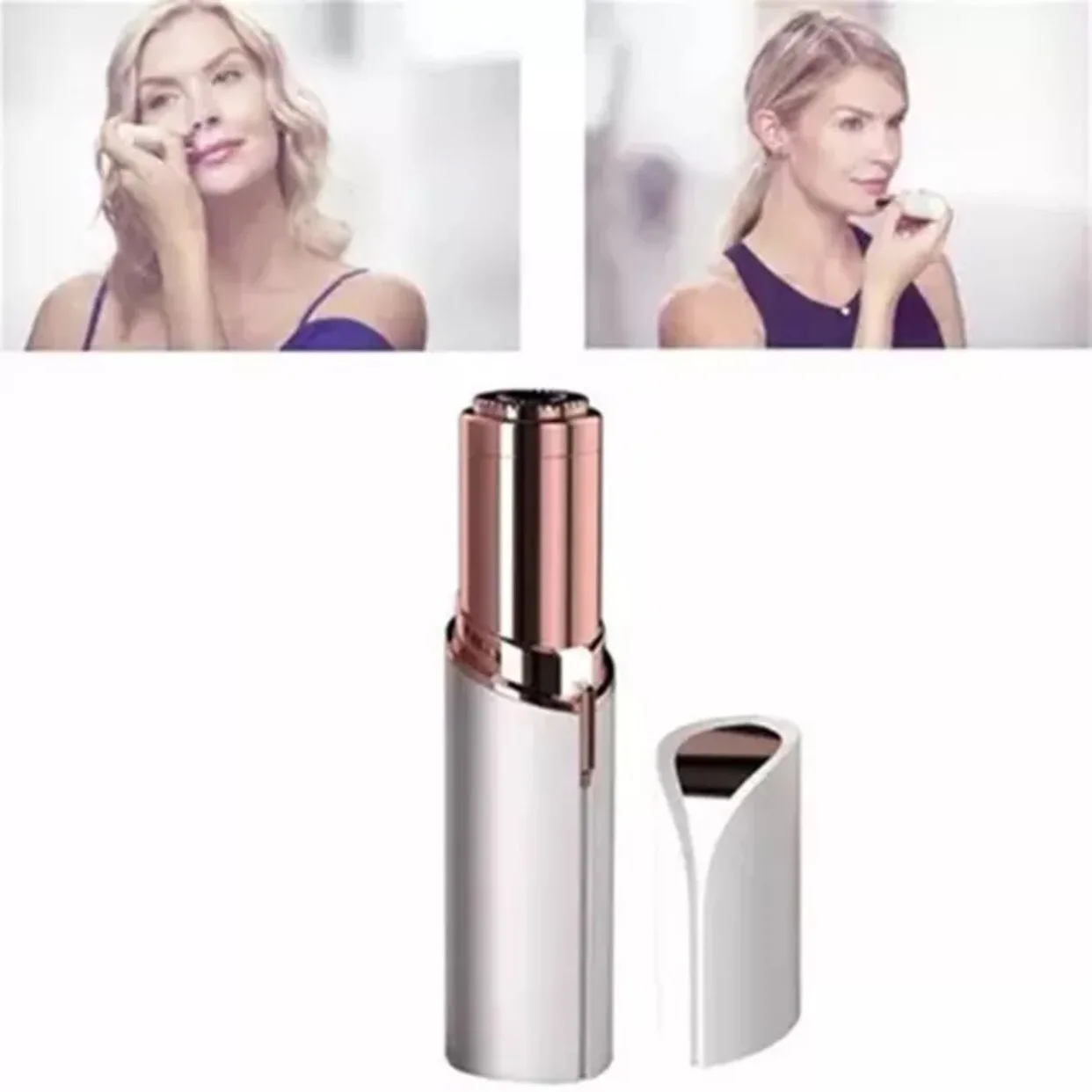 

USB charging women facial hair remover epilator female shaver lip chin face hair removal compatible for finishing touch flawless