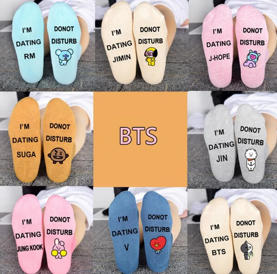 Kpop дома для BTS bangtan обувь мальчиков TATA COOKY CHIMMY же чулки женщин девочек Приятный
