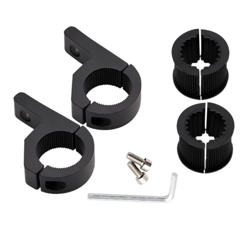 Nordson 25-30MM Aluminum Motorcycle Fog Light Clamp Motocross Moto Turn Signal Indicator Bracket Truck Fork Holder Mount