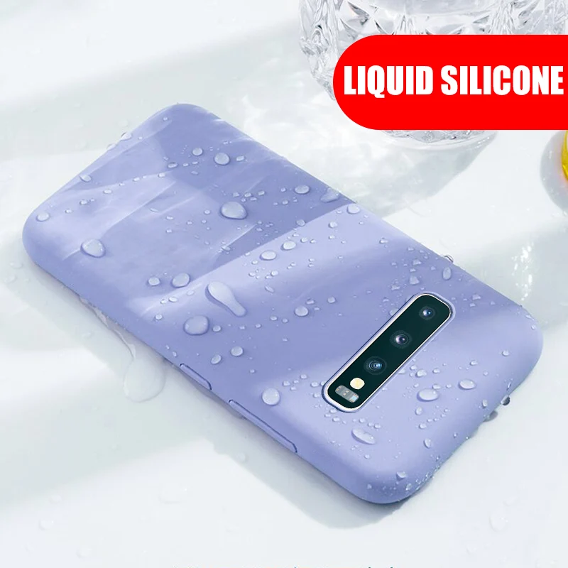 

Liquid Silicone Case for Samsung Galaxy A50 A40 A70 M20 M30 M10 A30 A10 3D Soft Back Cover Sansung S10e S10 S 10 Plus A 50 Coque