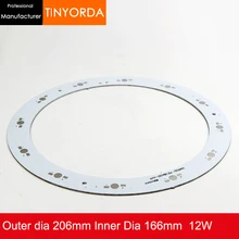 124 шт./лот DIY свет алюминиевая печатная плата 12 W Алюминиевый PCB монтажная плата 12*1 Вт 2 Вт 3 Вт светодиоды DIY свет печатной платы