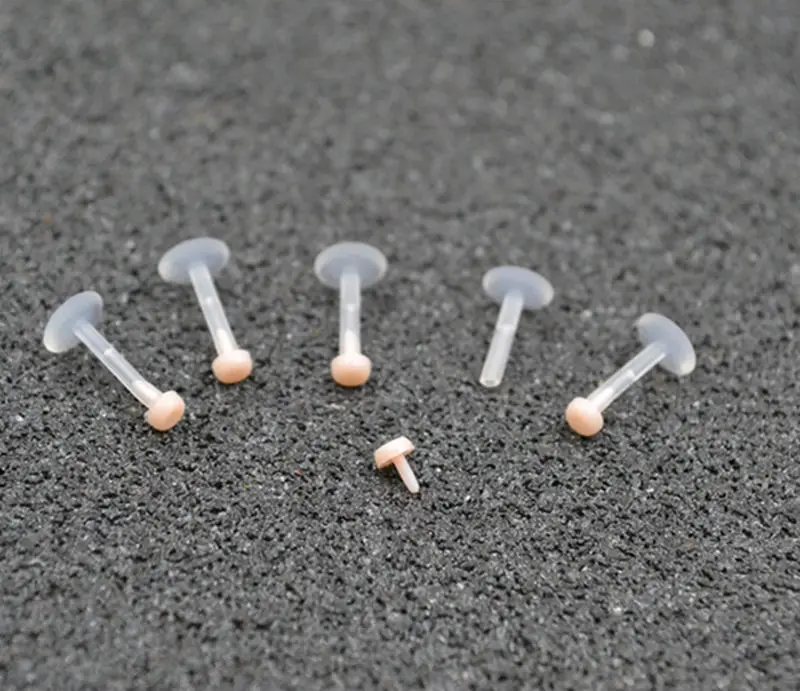 10 lot Retainers Hide Piercings Tongue Labret Nipple Lip Chin Rings