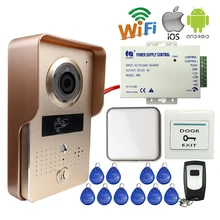 Free Shipping Wireless Wifi Doorbell font b Camera b font Video Intercom for Phone Remote View