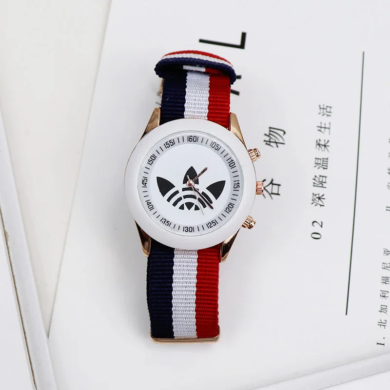 Мужские и женские кварцевые наручные часы montre femme повседневные с нейлоновым