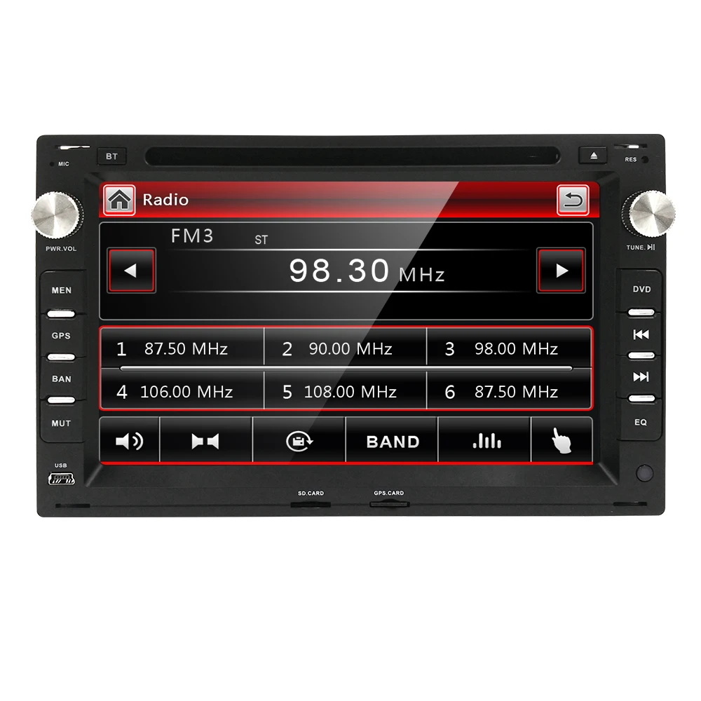 Double 2Din 7 Inch In Dash font b Car b font Stereo DVD Player Radio for