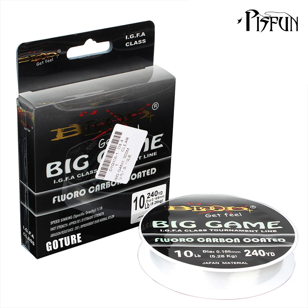 Buy BIG GAME Leader Fluorocarbon Coated Fishing Line 1