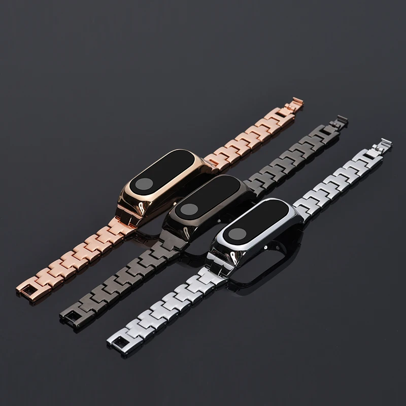 Металлический кожаный ремень+ металлический ремешок для Xiaomi mi Band 2, браслет для mi band 2, умный Браслет, цветной ремешок