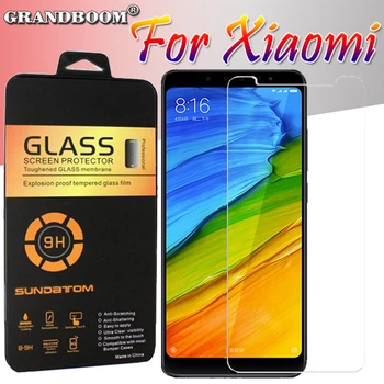 

500pcs 9H Tempered Glass Screen Protector For Xiaomi Redmi Note 10 Pro 9S 9 Max 8 8A 8T A3 Lite Guard Flim With Acrylic Box