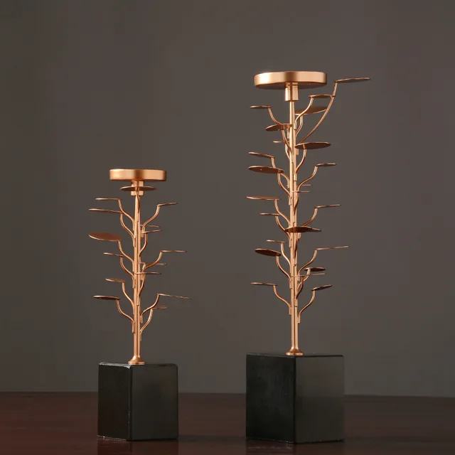 Modern European Classic Western Candle Candlestick Hotel Clubhouse