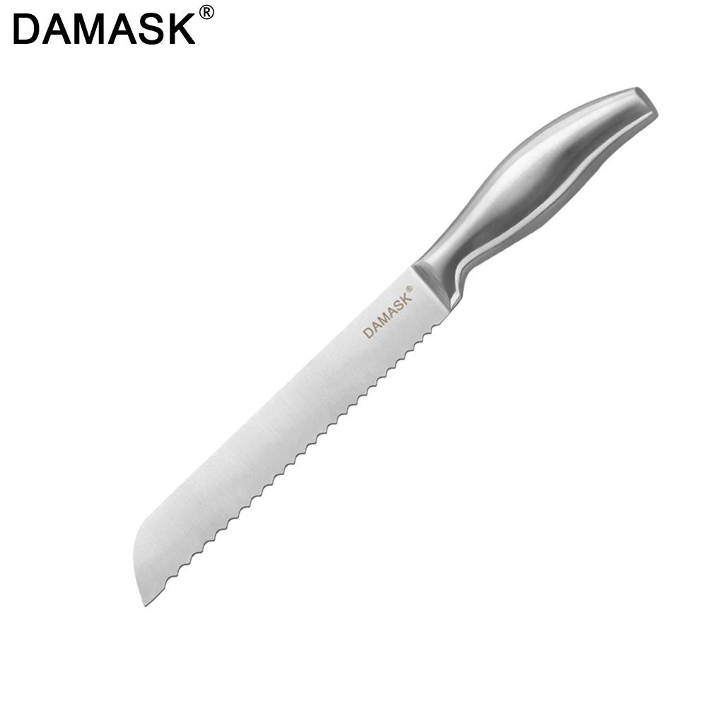 

Damask 3Cr13mov Stainless Steel Knife Fruit Utility Santoku Chef Slicer Stainless Steel Kitchen Knives Japanese Meat Cleaver