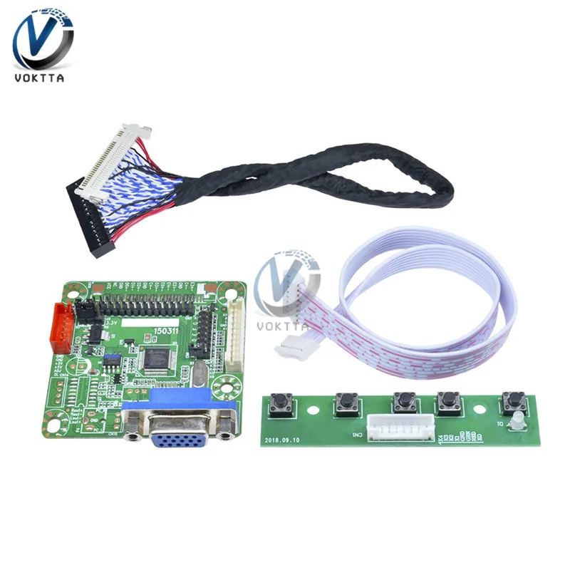 

MT561-B Universal LVDS LCD Montor Screen Driver Controller Board 5V 10"-42" Laptor Computer Parts DIY Kit Electronic Components