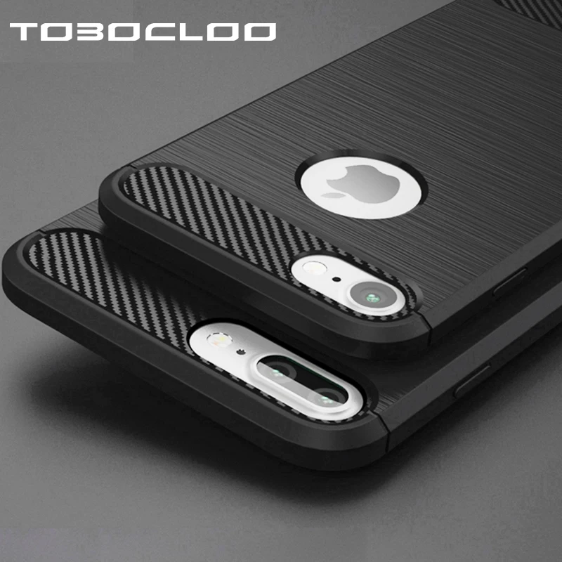 Tobocloo силиконовый чехол для iPhone X 5 5S SE 6 6s Plus 7 8 мягкий Полный Чехол Броня тонкий