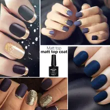 Modelones High Quality 10ML Matte Coat Gel Polish Soak off UV Matte Top Coat Nail Gel Polish Matte Gel Lacquer Long Lasting Gel