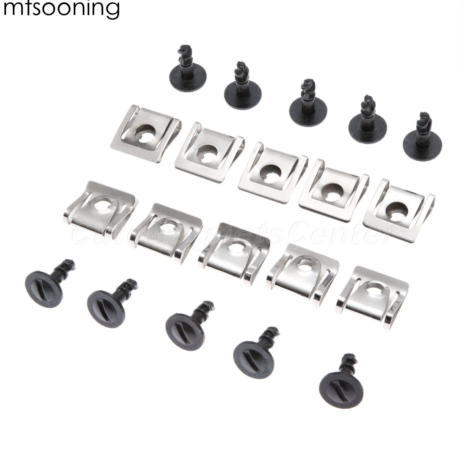 Mtsooning 10 set крышка двигателя автомобиля поддона картера клип винты 8D0805121 для Audi A4 B6 A5 A6 A7 VW Passat B5 Skoda Superb я