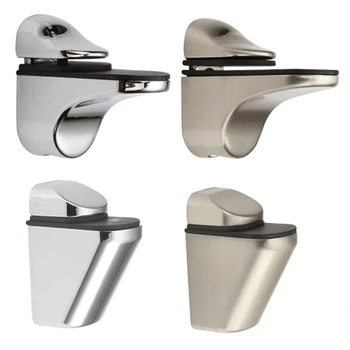 

Zinc Alloy Adjustable Glass Clamps Glass Shelf Holder Support Bracket Chrome Alloy Shelf Holder Glass Bracket Satin/Glossy