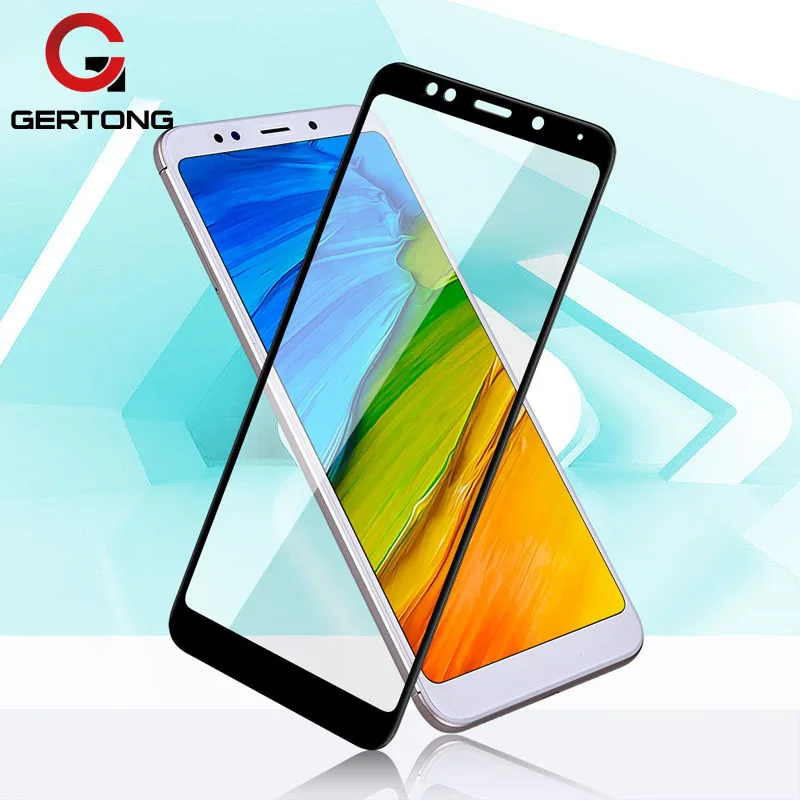 

GerTong Full Cover Tempered Glass For Xiaomi Mi6 Mi5 Mi A1 Mi8 SE Glass Redmi 6 Pro 5 Plus S2 Note 5 4 4X 5A Screen Protector 9H