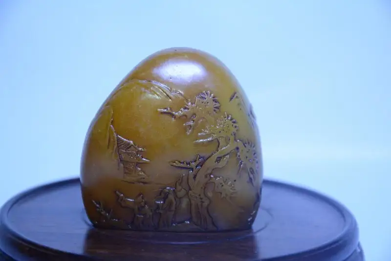 

Редкая старая китайская каменная статуя QingDyansty Tianhuang/скульптура, #02, бесплатная доставка