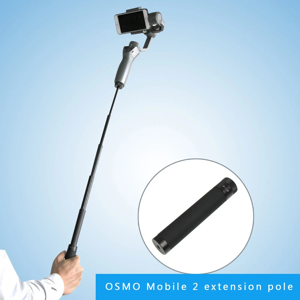 

Black Extension Stick Holder Stand Tripod Mount Handheld Gimbal For DJI OSMO Mobile 2 Extension Stick Holder Stand Tripod Mount