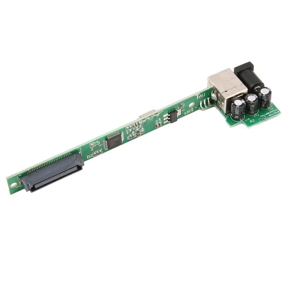 Портативный USB 2,0 CD IDE К USB Внешний чехол тонкий для ноутбука ноутбук черный внешний жесткий диск корпус