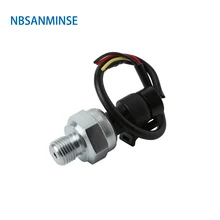 NBSANMINSE SM1100C G1/4 Pressure transmitter Stainless steel Air compressor Automobile air conditioner variable frequency pump tranducer pressure transmitter 0 1 bar signal 0 5v g1 2 thread stainless steel 316l diaphragm air water gas fuel oil