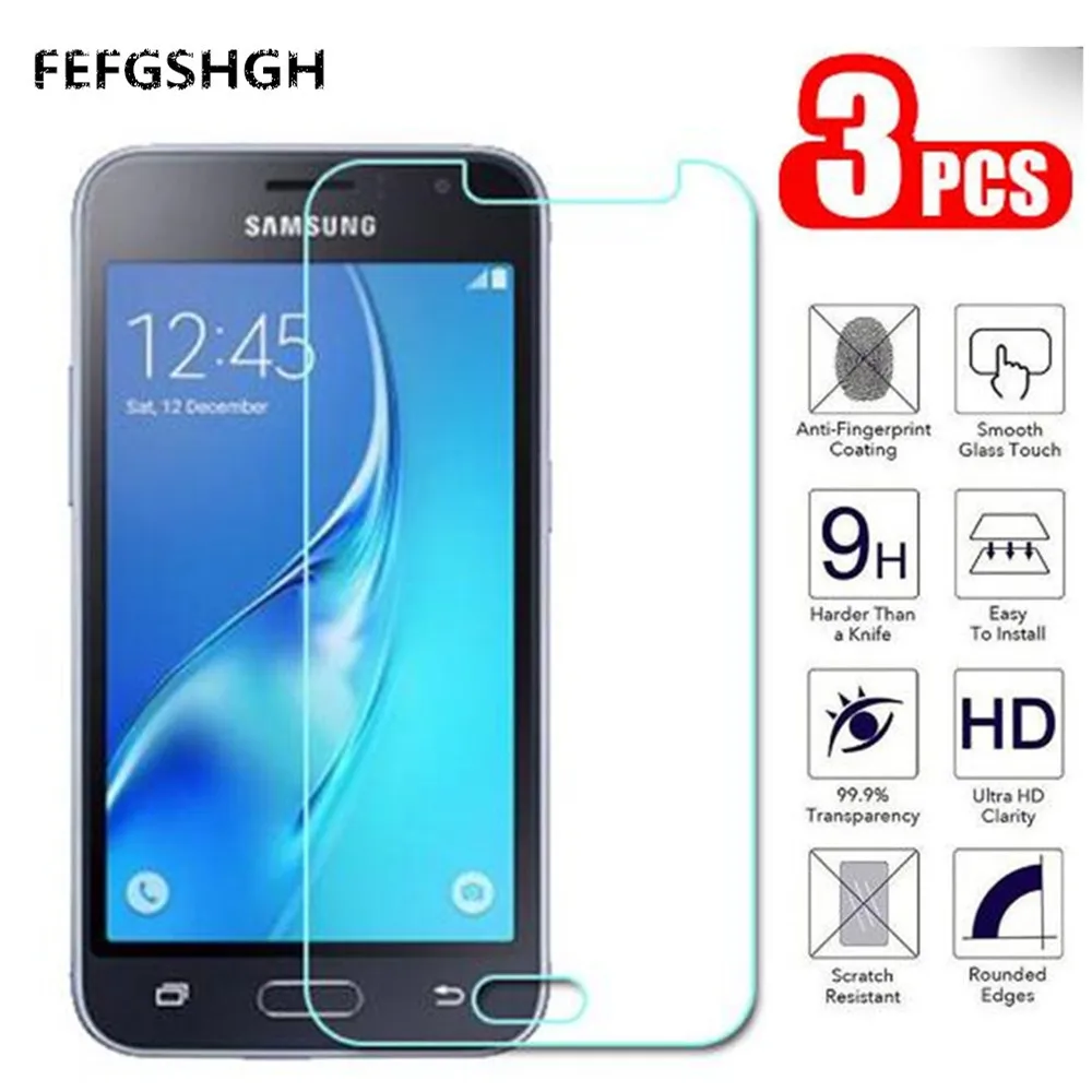 Закаленное стекло 2.5D 9H для Samsung Galaxy J1 2016 Защитное экрана J120F SM-J120f J120M J120 J16 защитная