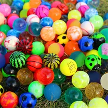 10/20 pces crianças brinquedo misturado saltando bolas de borracha ao ar livre brinquedos de banho criança esportes jogos elástico malabarismo saltando bolas