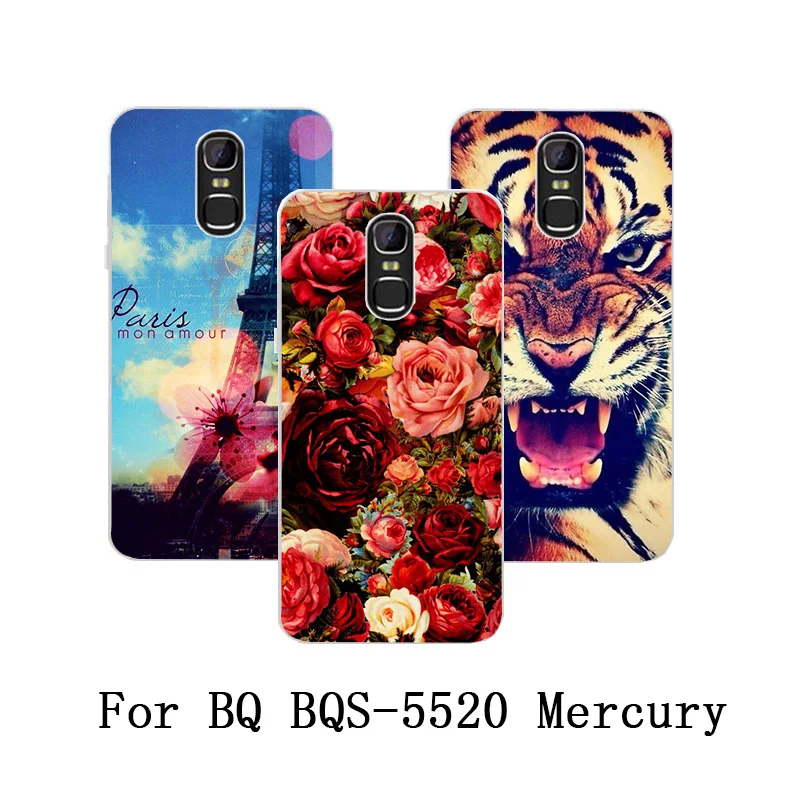 

Patterns painting Fashion styles Protective Design Phone Cover For BQ 5520 Case For BQ BQS-5520 Mercury back cover case