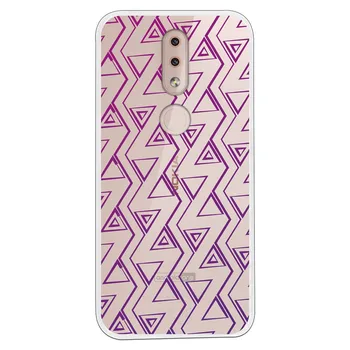 

Stand case costume drawing Triangulos Purples WP016 for Nokia 4.2