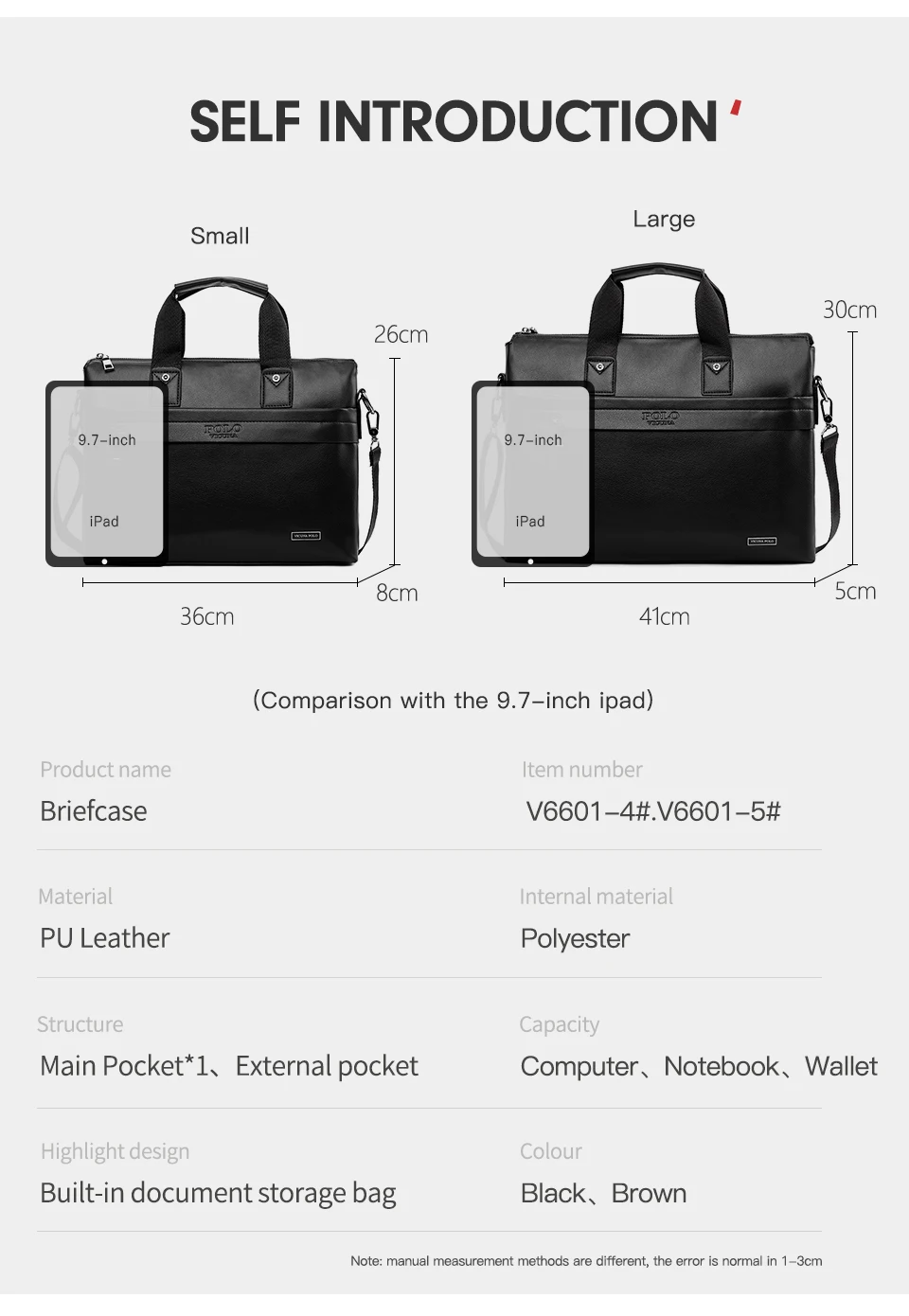 VICUNA POLO Повседневная деловая сумка простой дизайн твердый кожаный портфель сумки для мужчин ноутбук сумки на плечо мужские s сумки