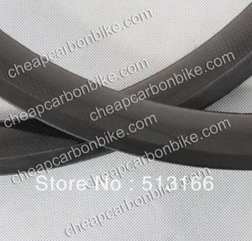 Image Mega Sale!!!700C Road Bicycle 16H 88mm Clincher Carbon Fiber Rim In Stock 3K Matt Finish