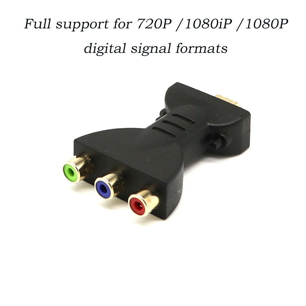 مطلية بالذهب HDMI الذكور إلى 3 RGB RCA الفيديو محول الصوت AV مكون تحويل ل 720 P 1080iP 1080 P HATV DVD العارض 1 قطعة مطلية بالذهب HDMI الذكور إلى 3 RGB RCA الفيديو محول الصوت AV مكون تحويل ل 720 P 1080iP 1080 P HATV DVD العارض 1 قطعة
