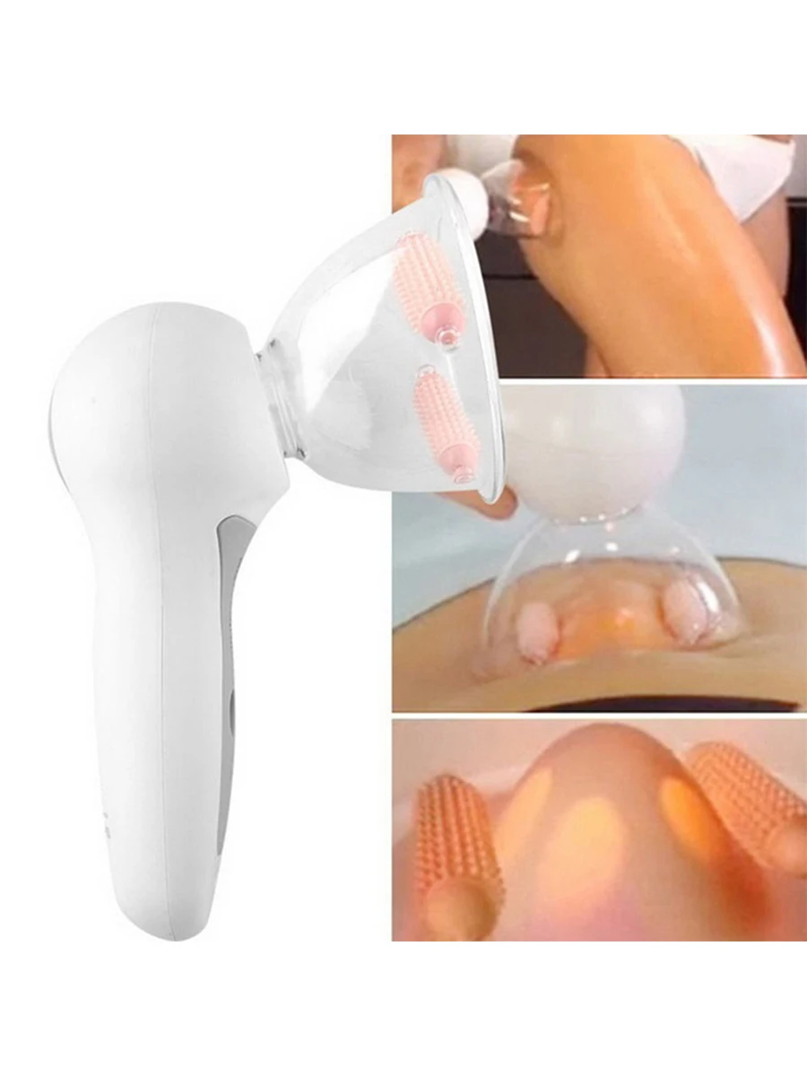 Pаспродажа Портативный дропшиппинг целлюлозный массаж тела вакуумные банки Антицеллюлитный Массажер устройство для терапии потеря веса инструмент С...