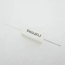 10 шт./лот керамический цементный резистор 5 Вт 2,2 Ом 2.2R 2R2 сопротивление 5% погрешность цемента