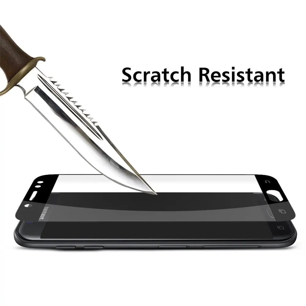 

9H 2.5D Full Cover Tempered Glass For Samsung Galaxy S5 S7 S6 A3 2016 A5 2017 A7 J3 J5 J7 Note 3 4 5 Screen Protector Film